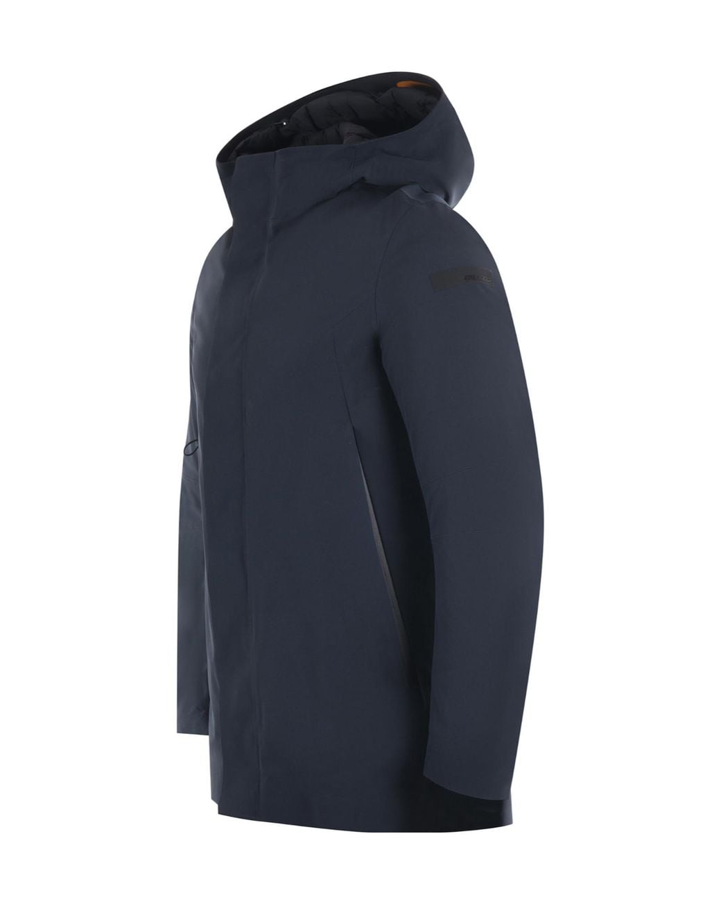 Rrd Blue Color Detachable Hooded Coat for men
