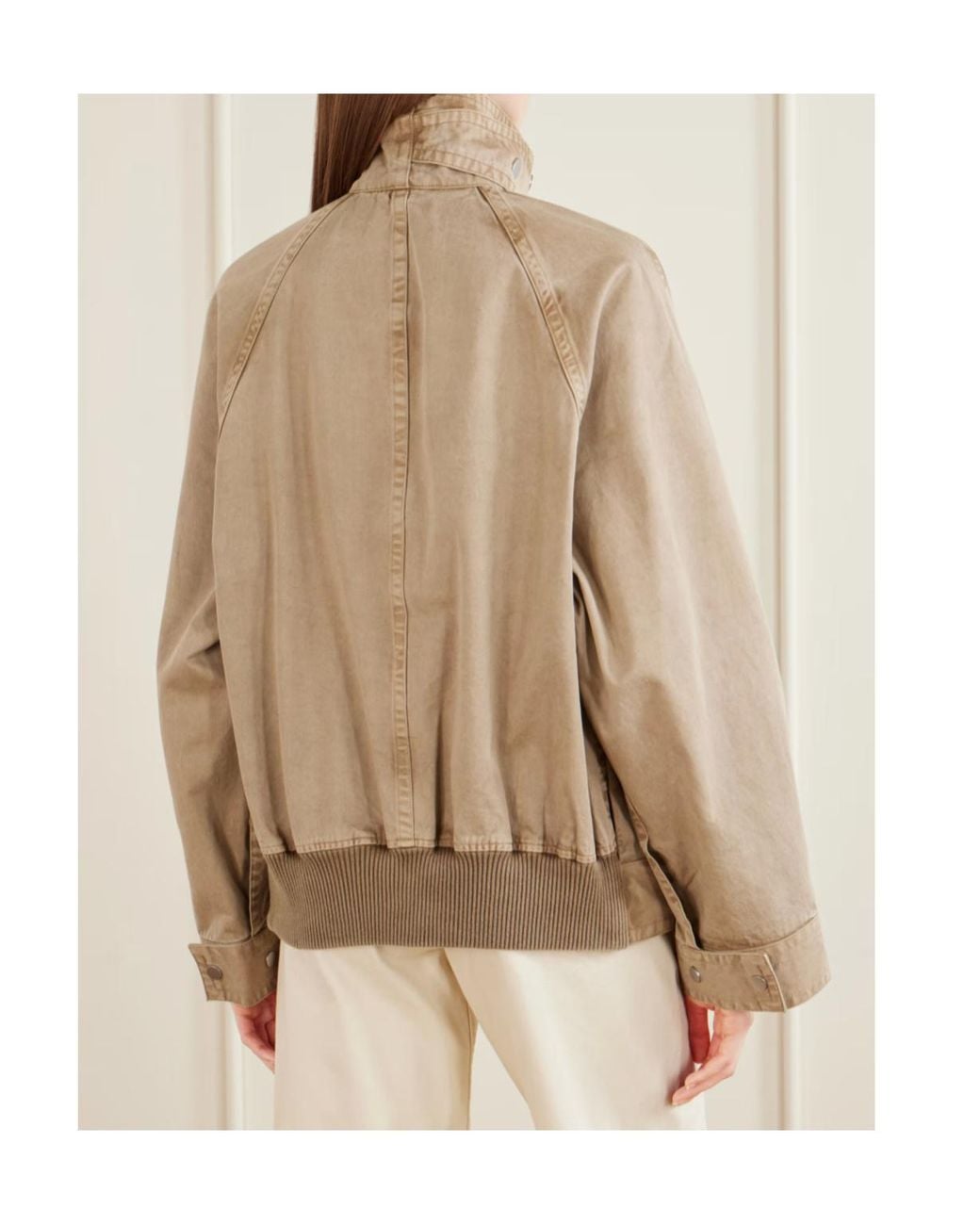 Co. Natural Belted Tton-Gabardine Jacket