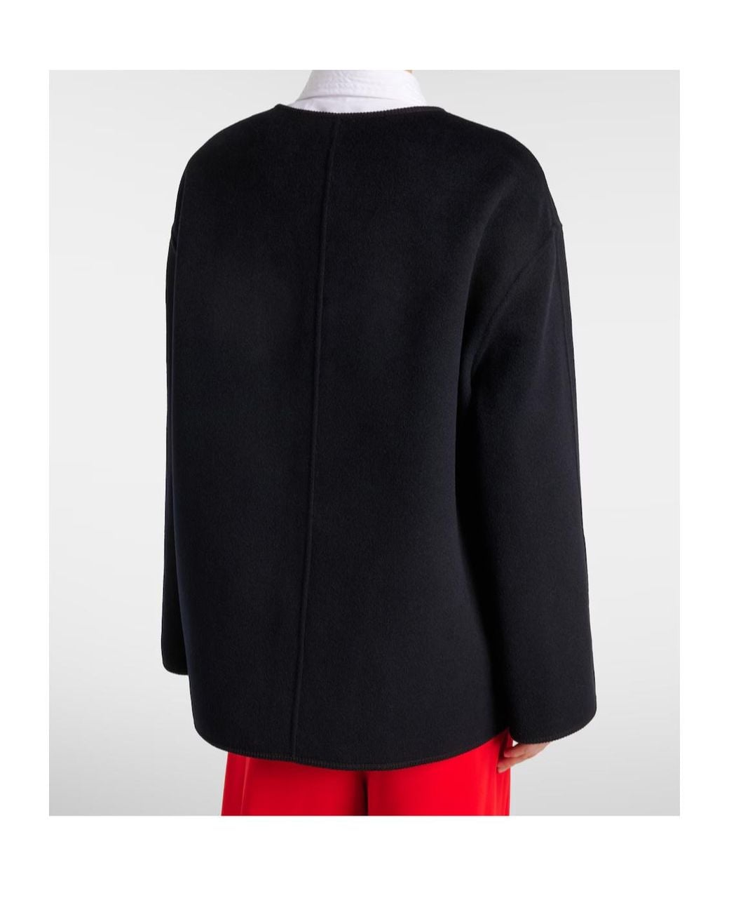 Rohe Black Long Sleeve Casual Jacket