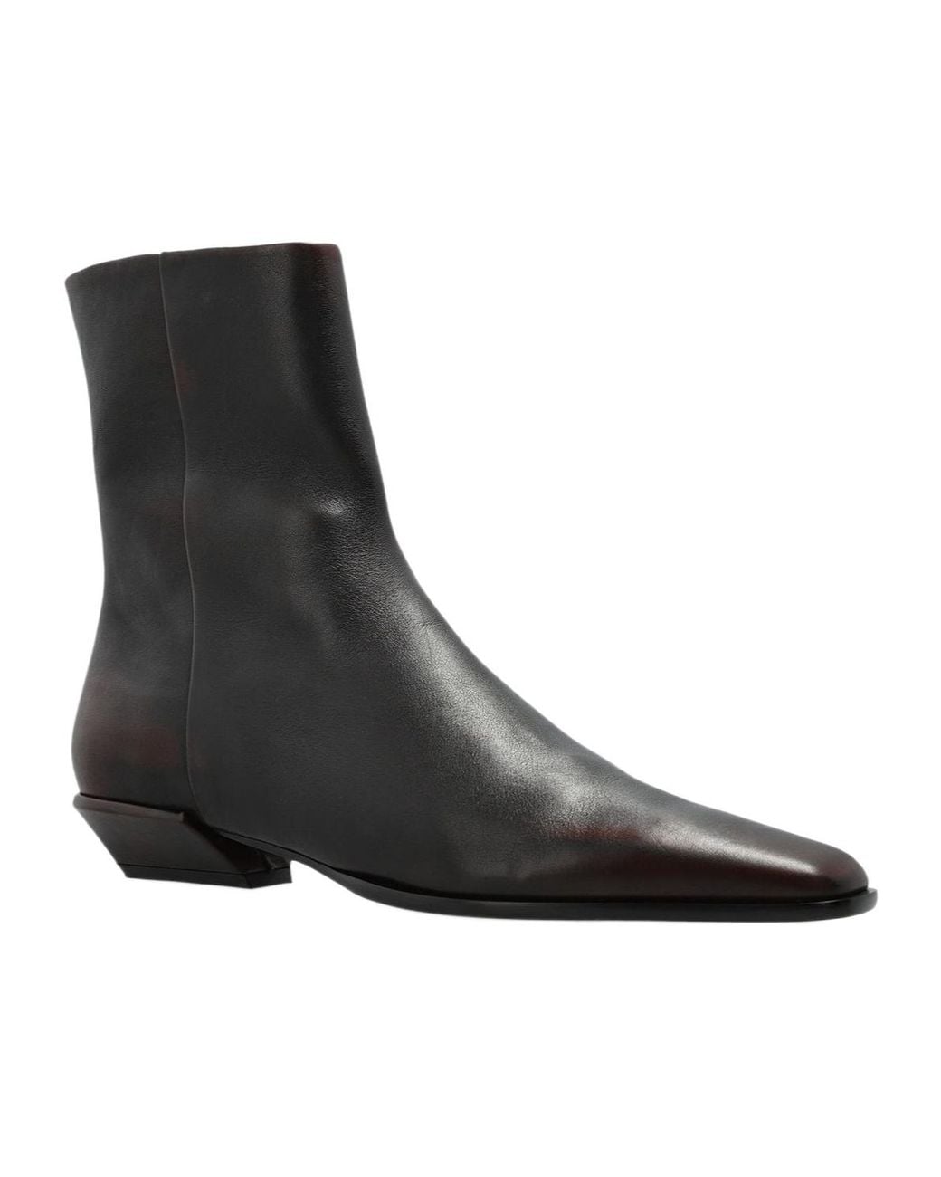 Paris Texas Black Bettina Low Heel Ankle Boots