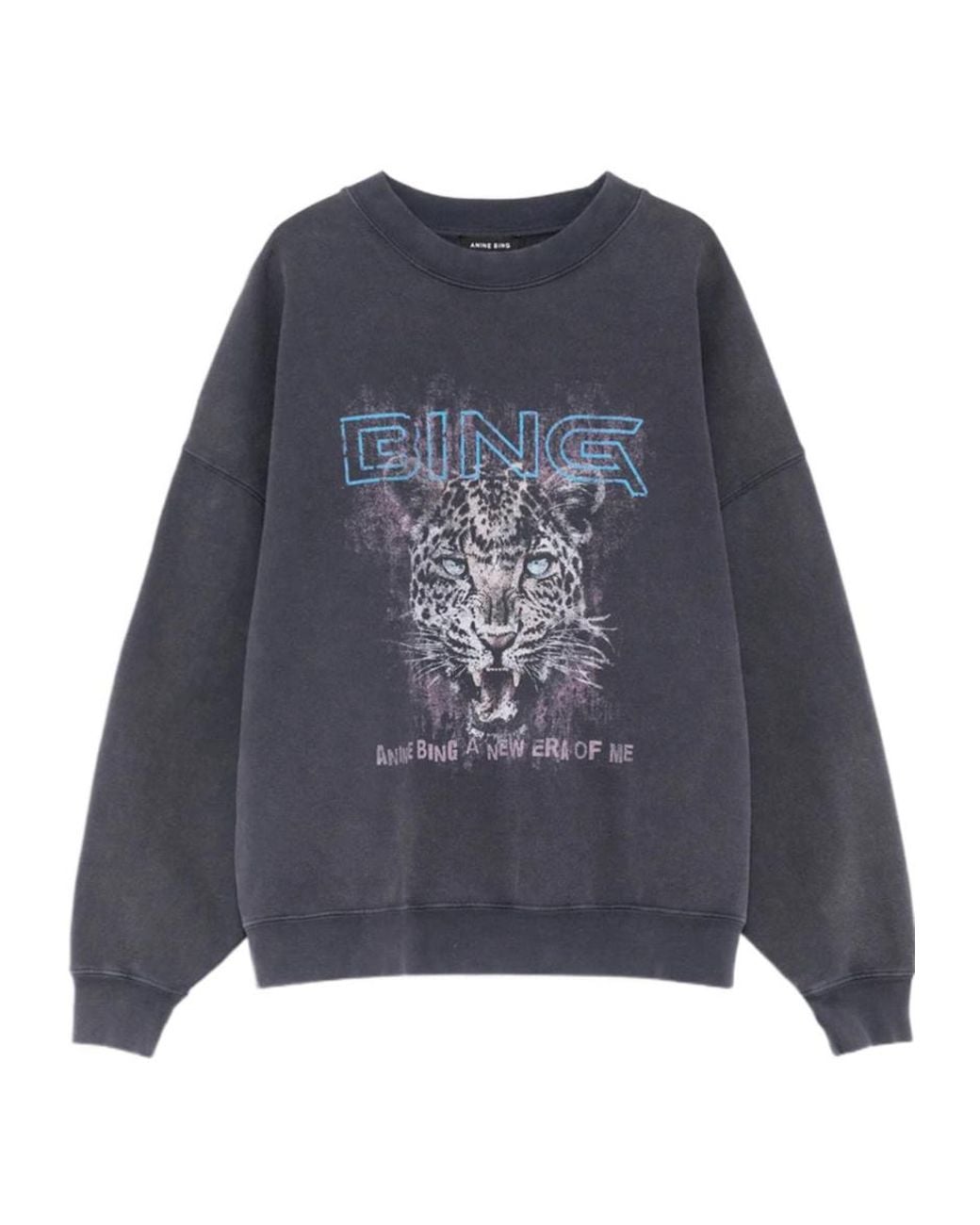Anine Bing Blue Miles Sweater Leo Muse