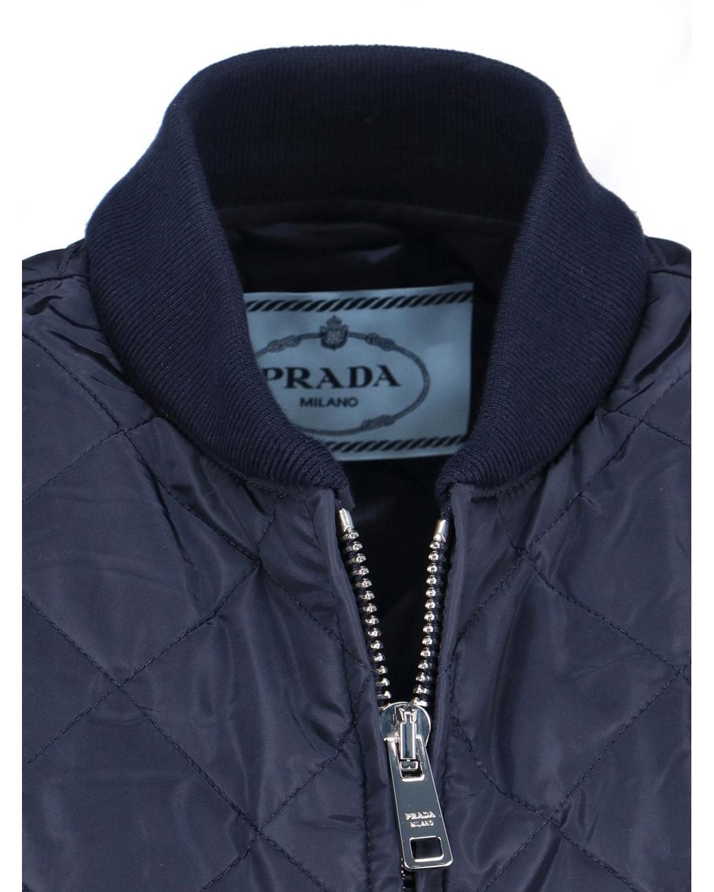 Prada Blue Re-Nylon Zipped Gilet