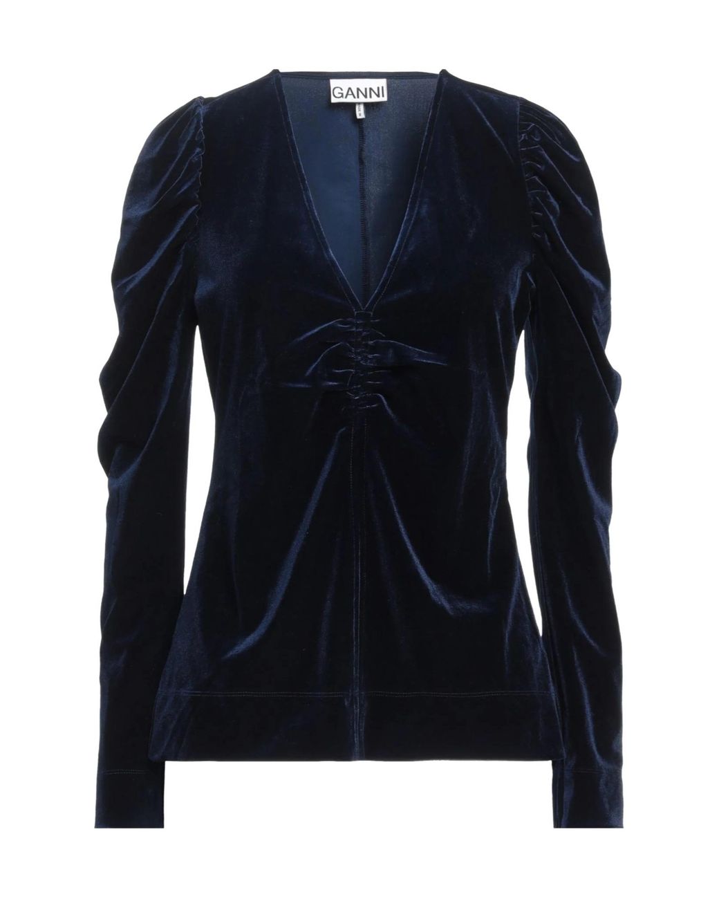 Ganni Blue Top