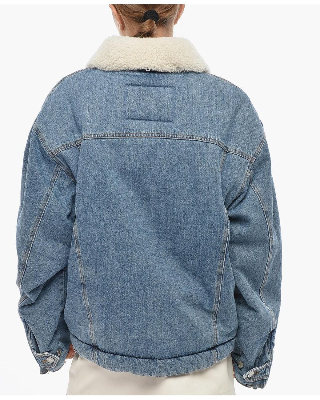 DIESEL Blue Quilted Zip-Up Jacket