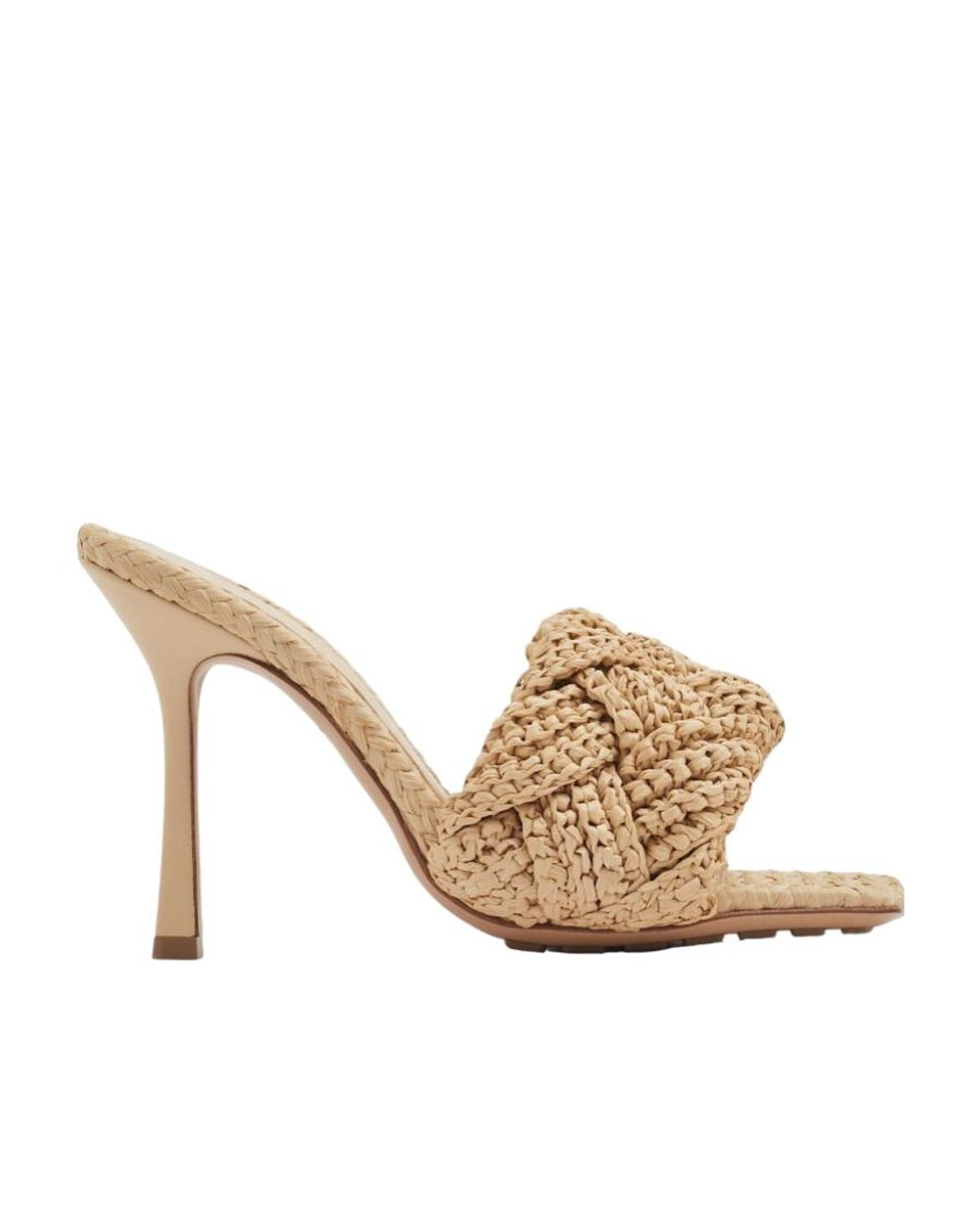 Bottega Veneta Natural Lido Mules