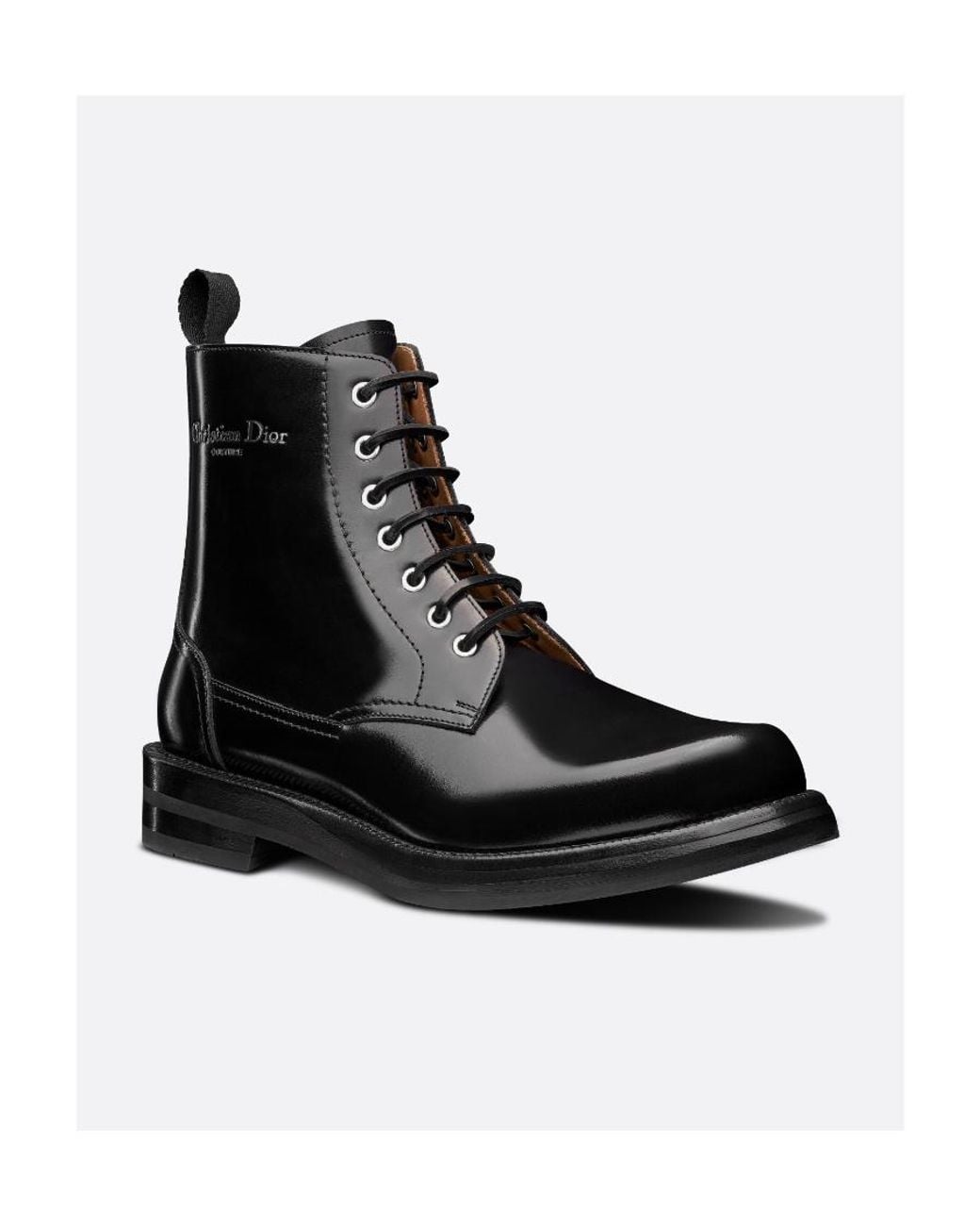Dior Homme Short Boots Lace Dior Monogram Lace-Up Ankle Boots In Black - 29% Off  main image 2