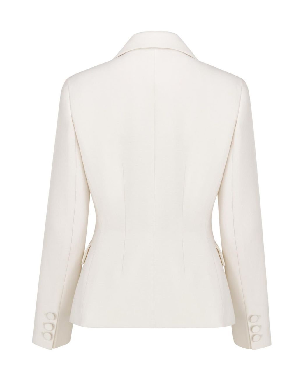 Dior White Fitted Jacket