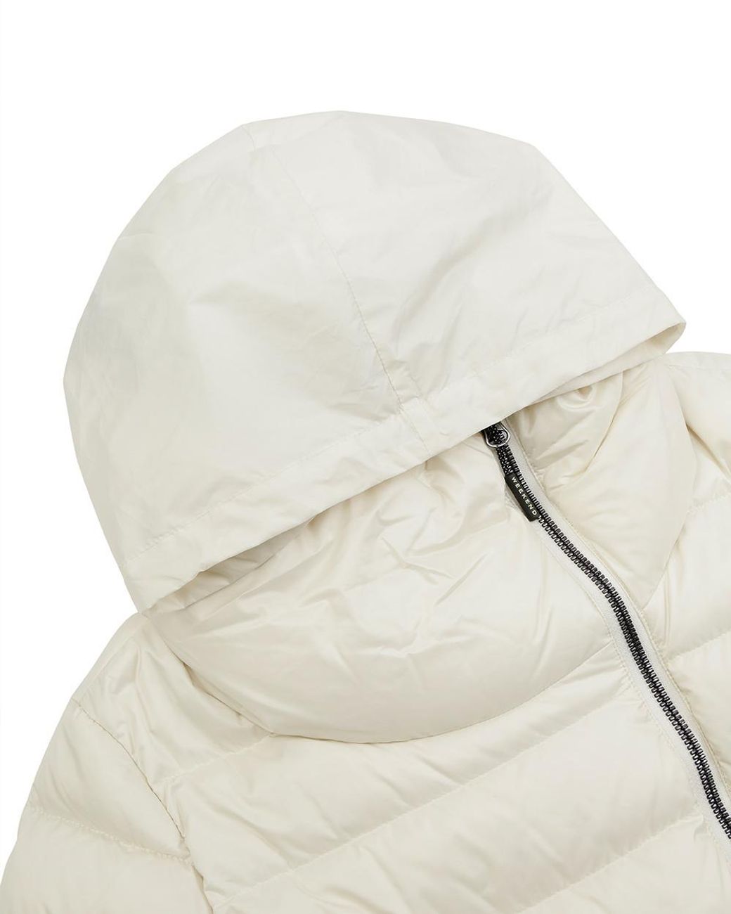 Weekend by Maxmara White Long-Sleeved Down Jacket