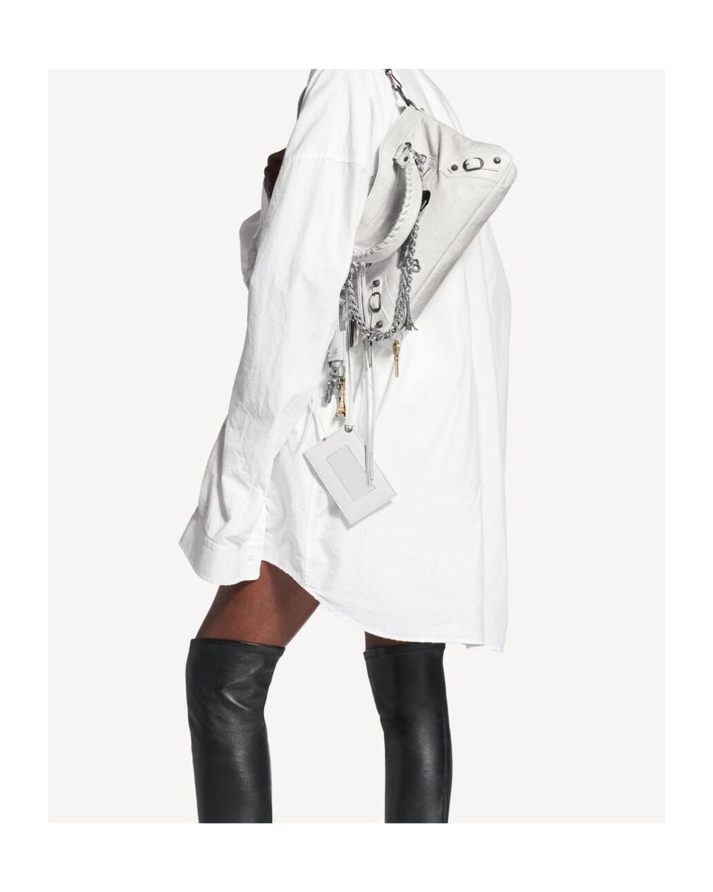 Balenciaga White Le City First Bag
