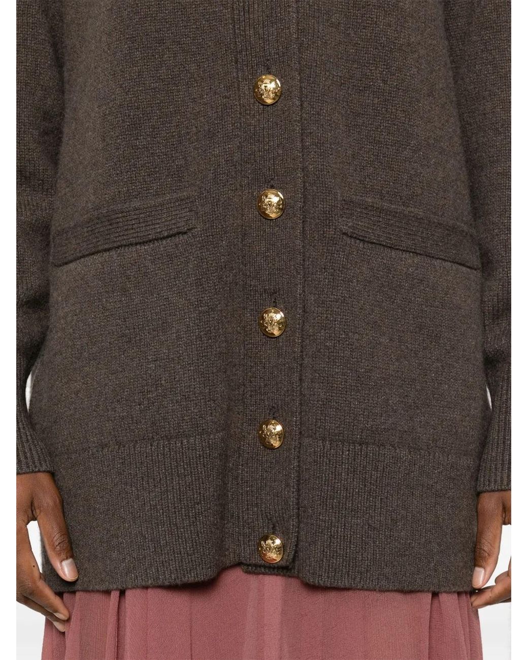 Nili Lotan Gray Jaycee Cardigan