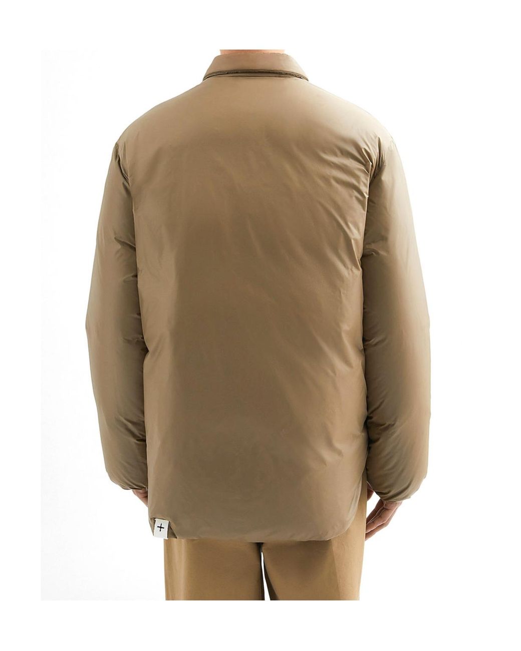 Jil Sander Brown Padded Down Jacket for men
