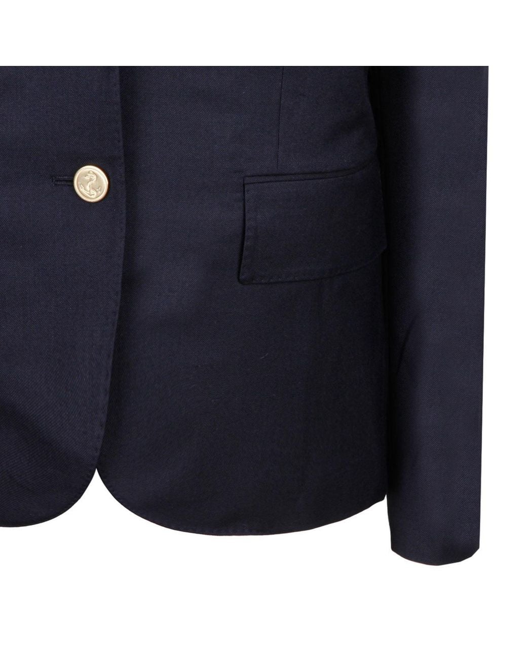 Thom Browne Blue Single-Breasted Tailored Blazer