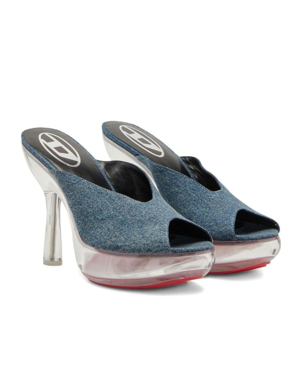 DIESEL Blue D-Lake Platform Mules