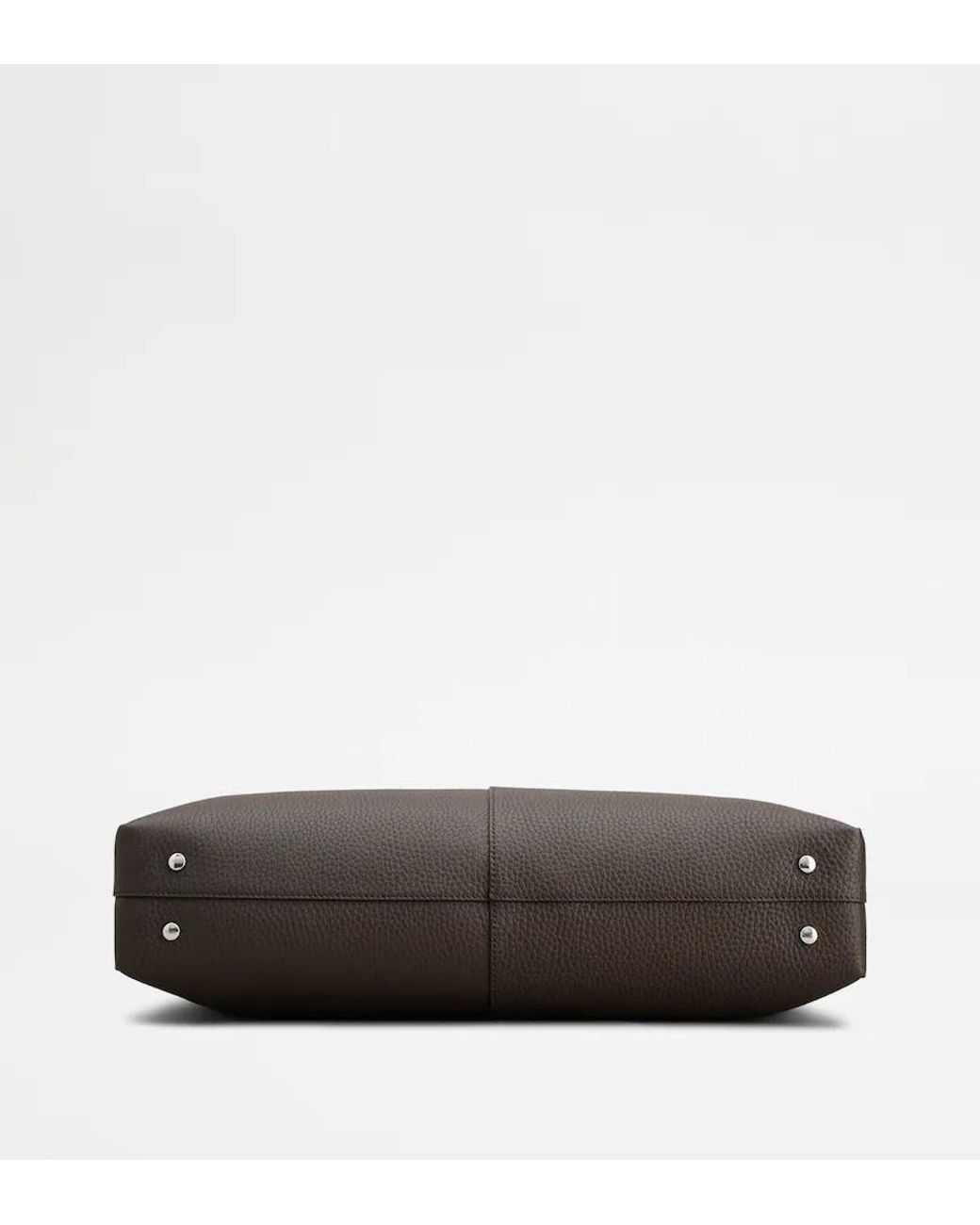 Tod's Black Di Logo-Patch Leather Briefcase for men