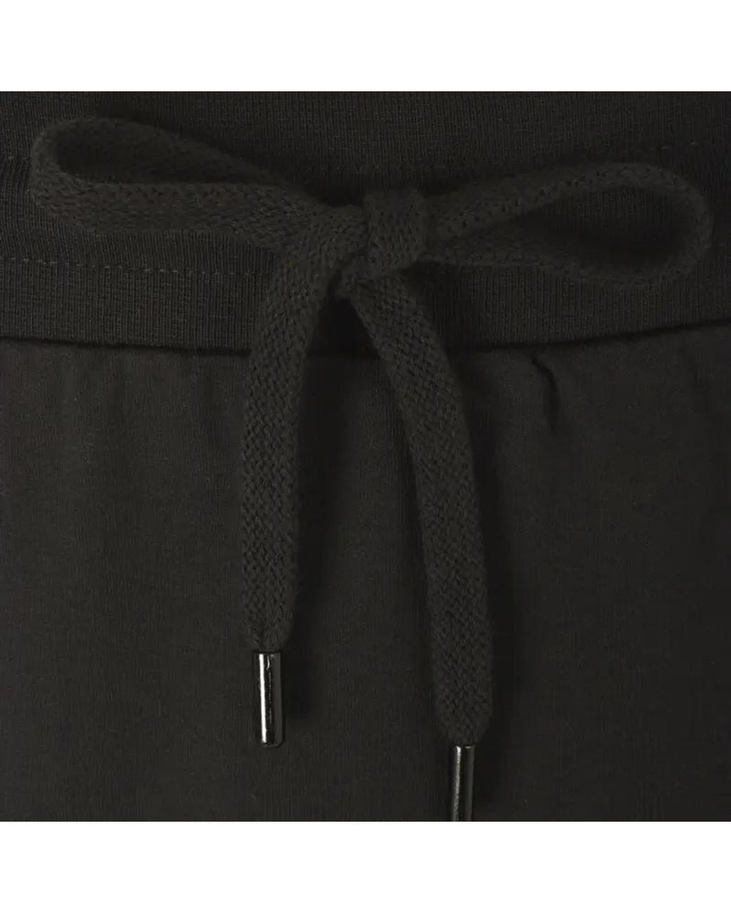 Moschino Black Side Logo Skirt