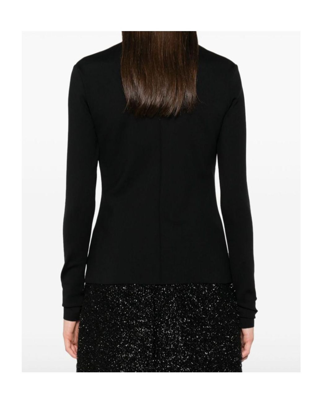 Philosophy Di Lorenzo Serafini Black Long-Sleeved T-Shirt