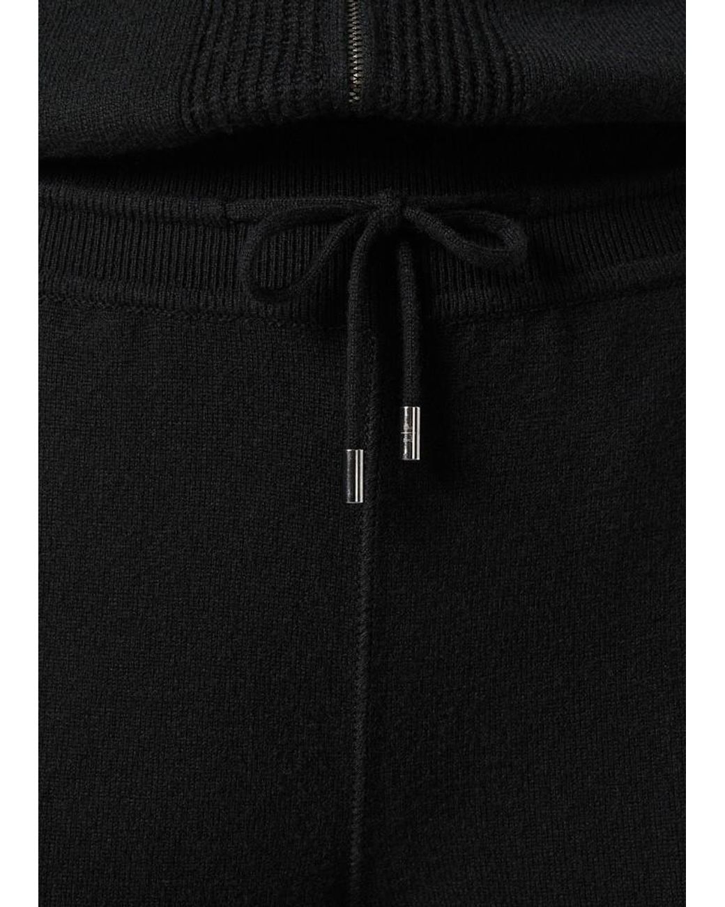 Loro Piana Black Merano Straight-Leg Tailored Trousers