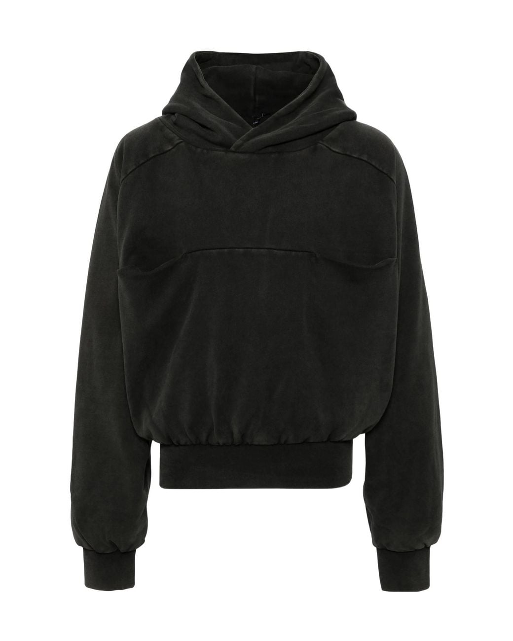 Entire studios Black Double Double Hood Washed for men