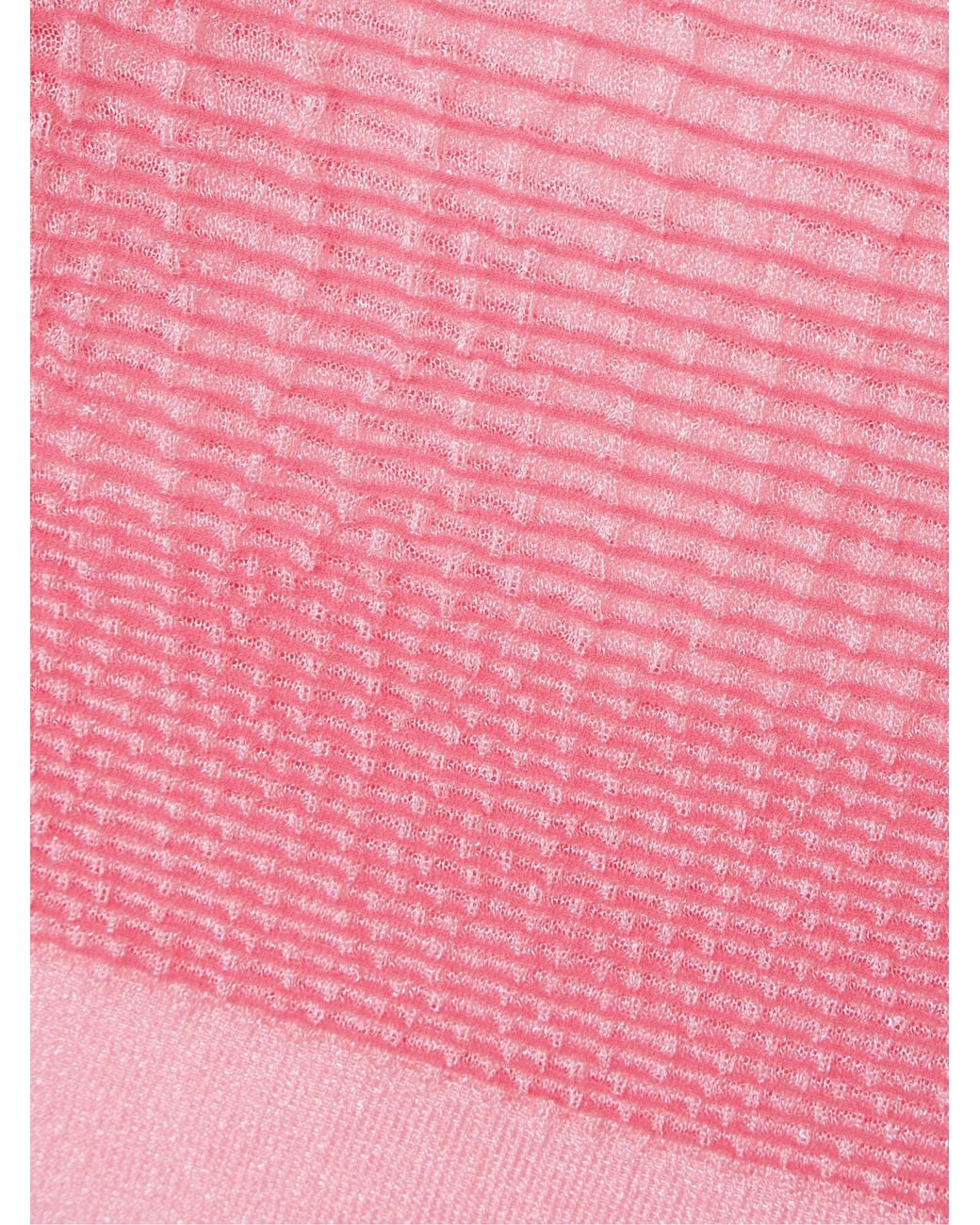 CECILIE BAHNSEN Pink Simple Knit Sweater
