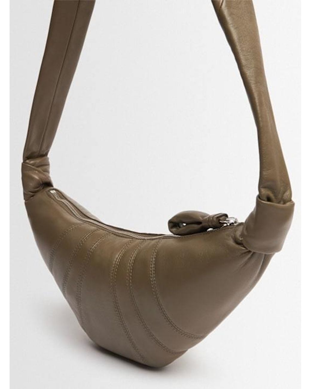 Lemaire Metallic Small Croissant Soft Nappa Shoulder Bag