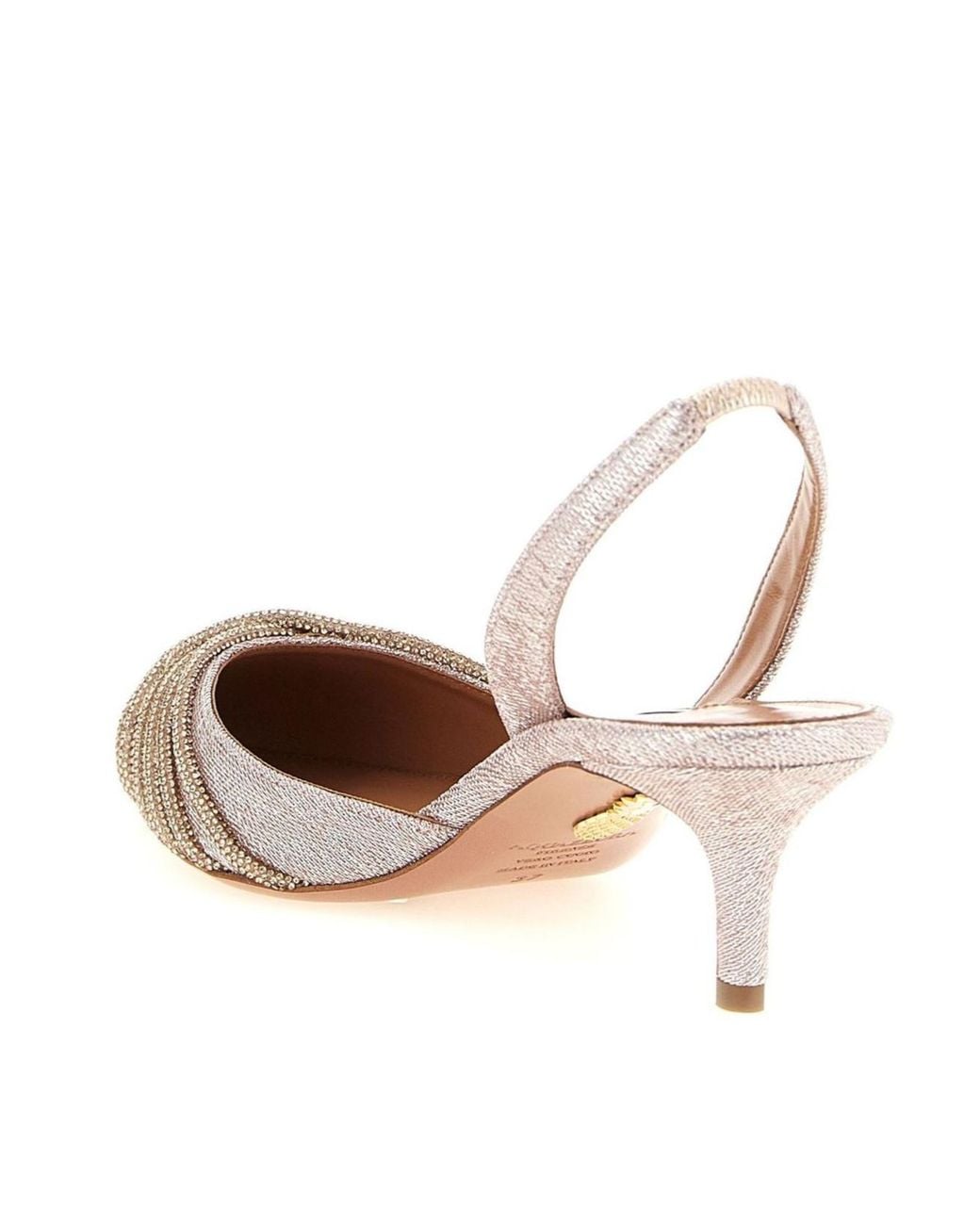 Aquazzura Multicolor Gatsby Slingback Pumps