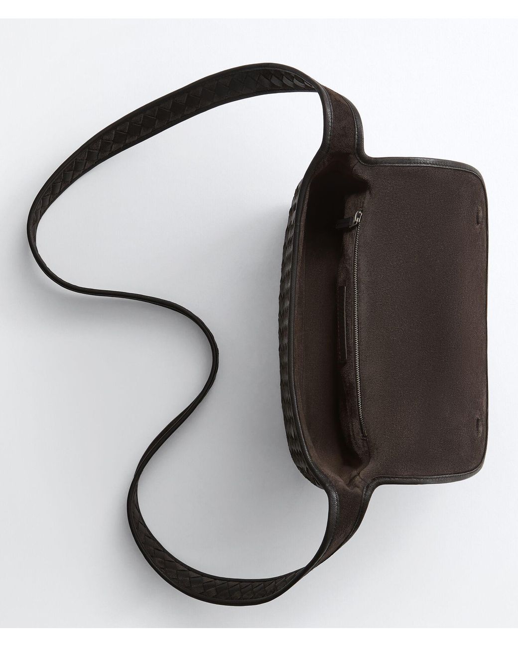 Bottega Veneta Black Veneto Messenger Bag for men