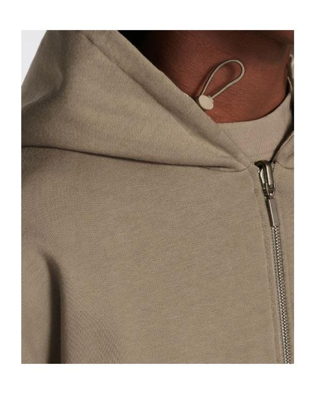 Dior Brown Homme Logo Embroidered Zip-Up Jacket for men