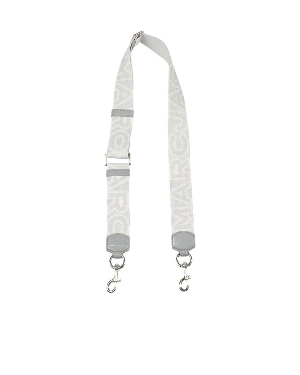 Marc Jacobs White Logo Detailed Bag Strap