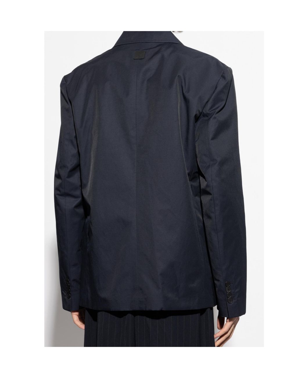 Lanvin Blue Buttoned Blazer for men