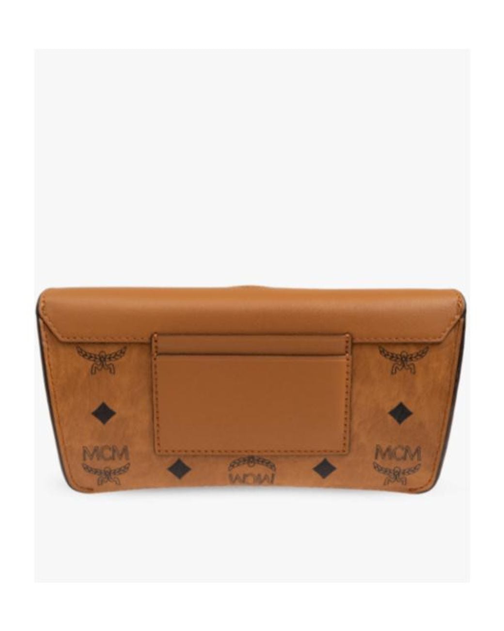 MCM Brown Flip Mini Bag