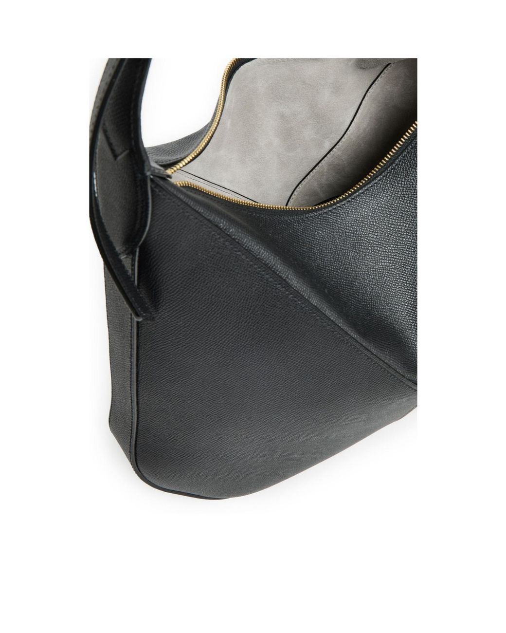 Valextra Black Adjustable Shoulder Bag