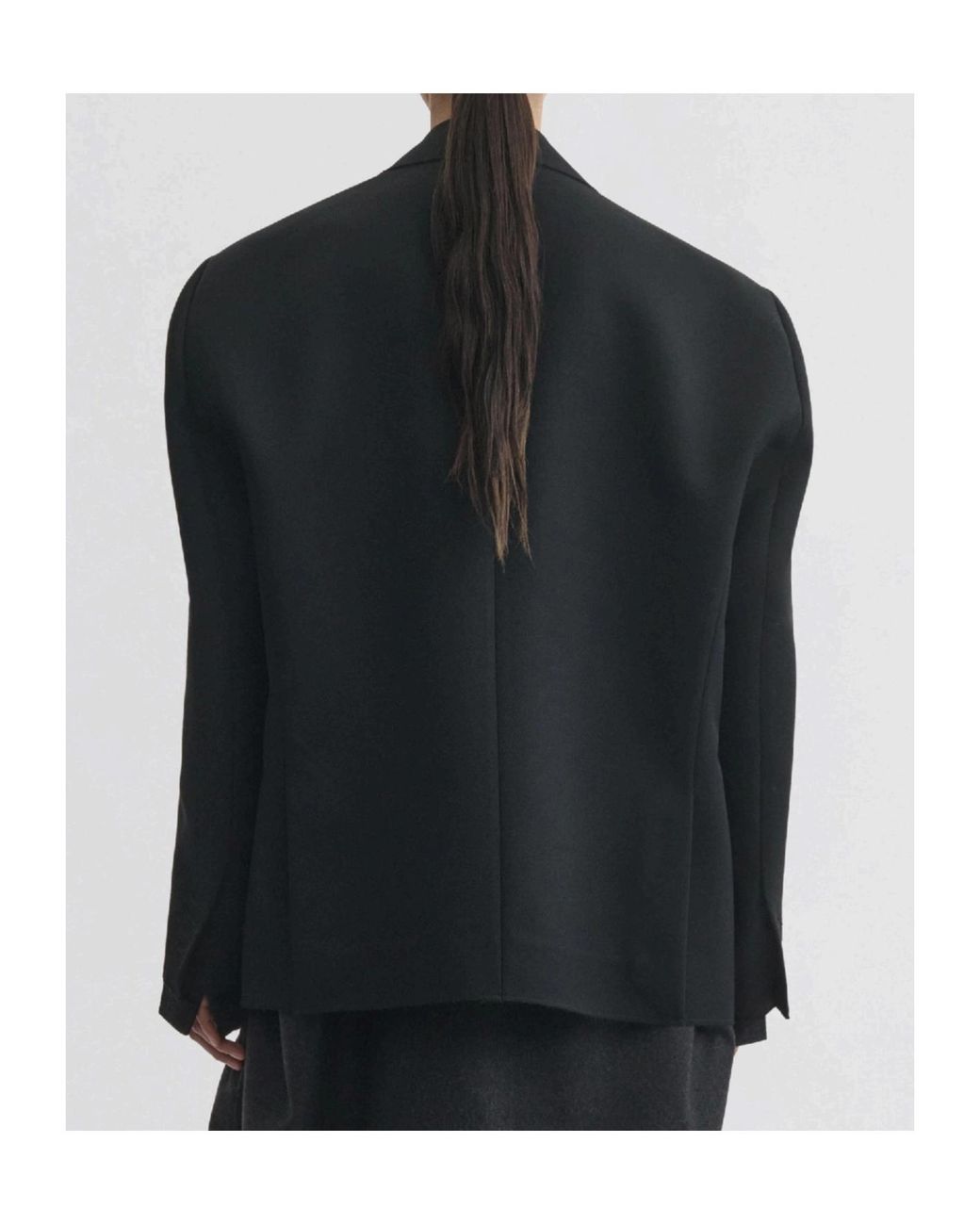 Phoebe Philo Black Wool Tuxedo Jacket