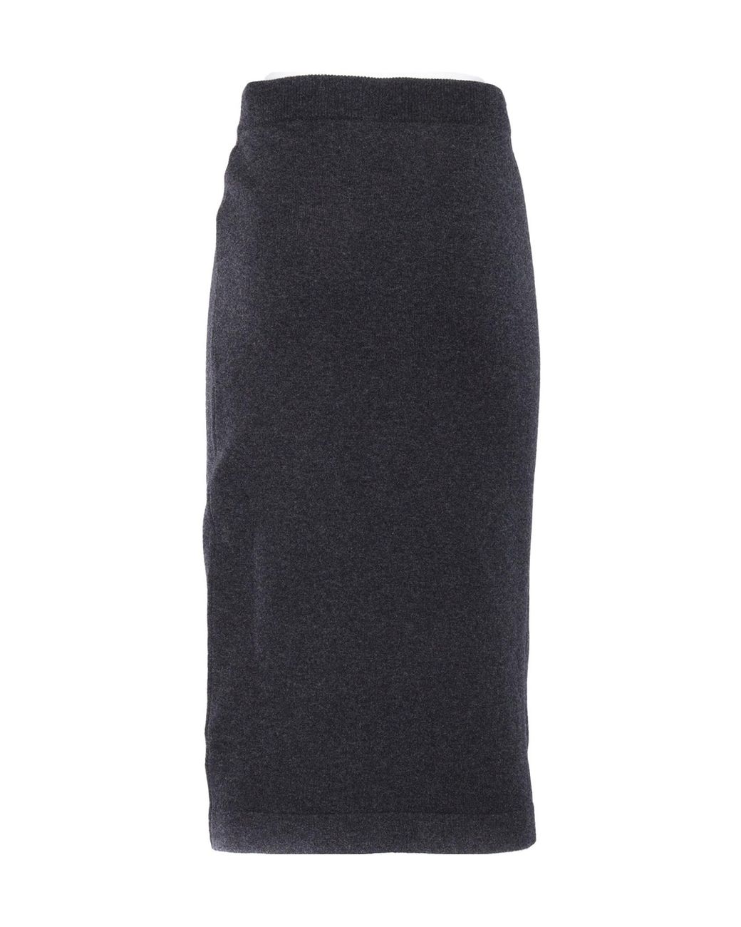 Alberta Ferretti Blue Knitted Skirt