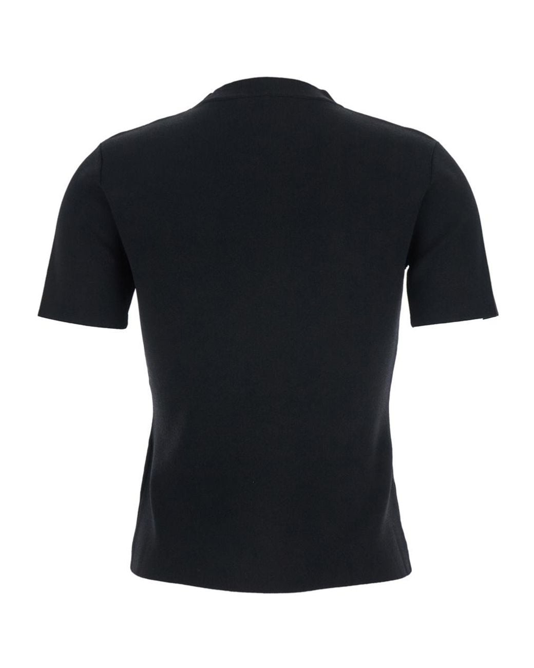 Max Mara Black Adelio Crewneck Short-Sleeved T-Shirt