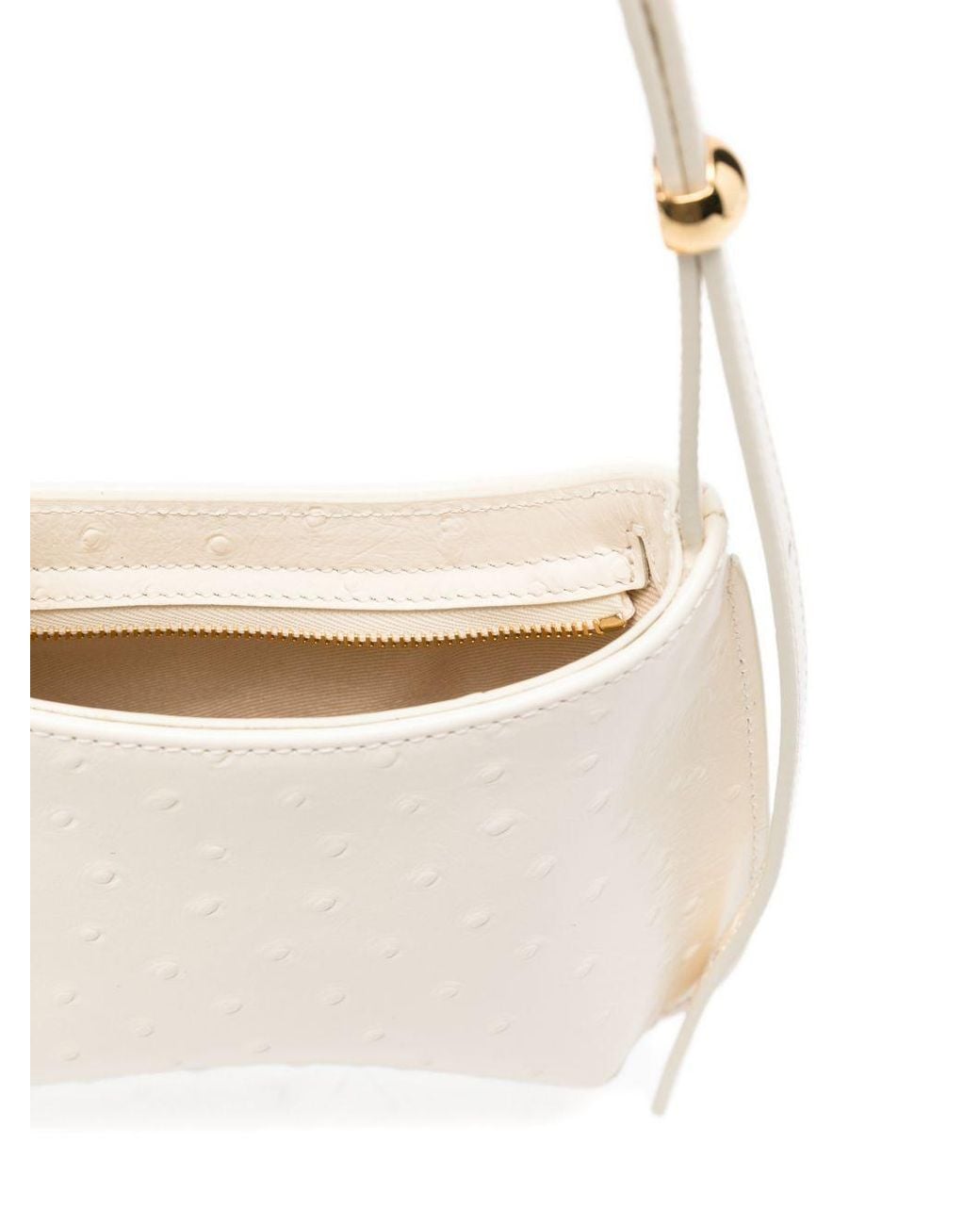 Jacquemus White The Berlingot Small Clasp Bag