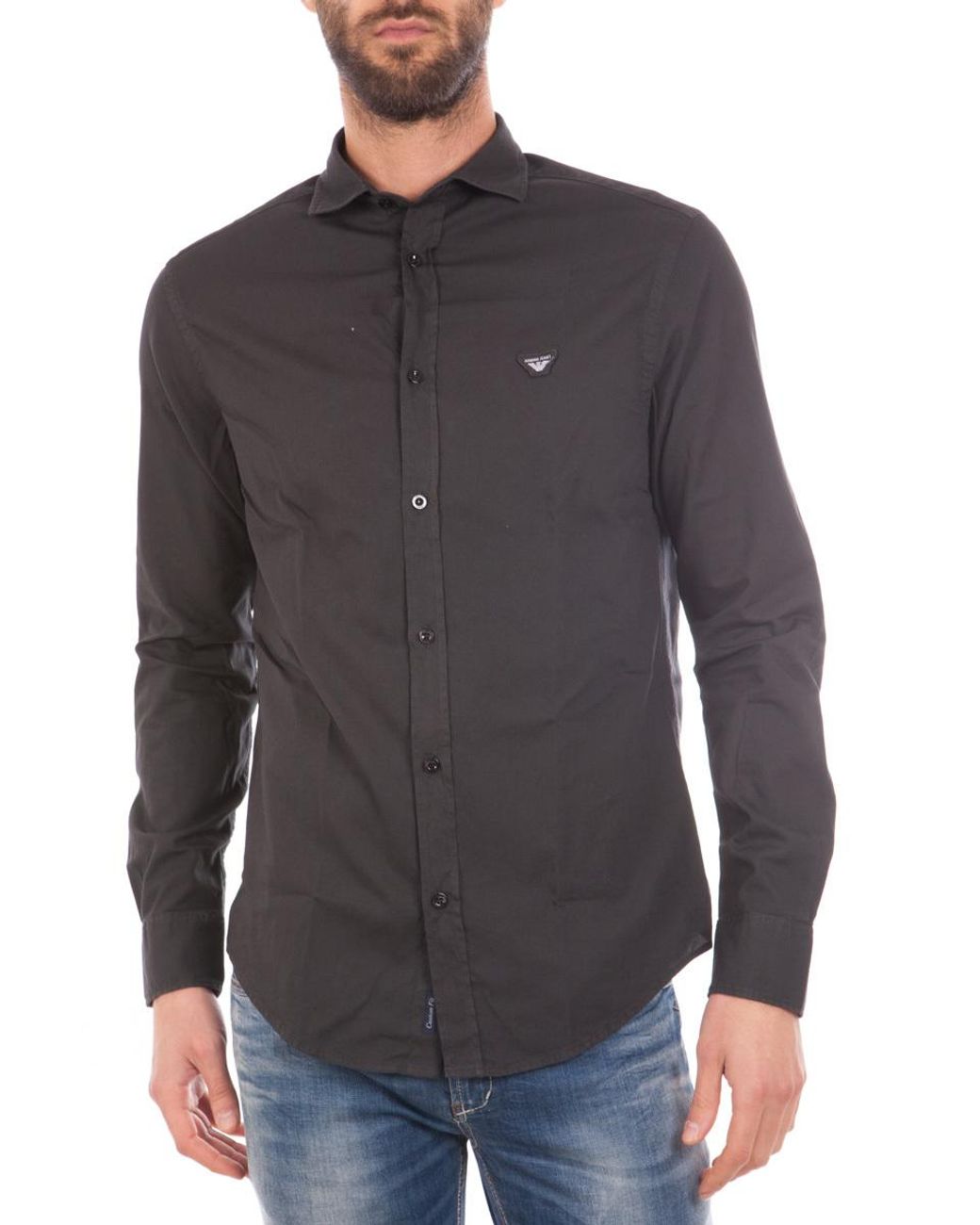 Armani Jeans Gray Shirt for men