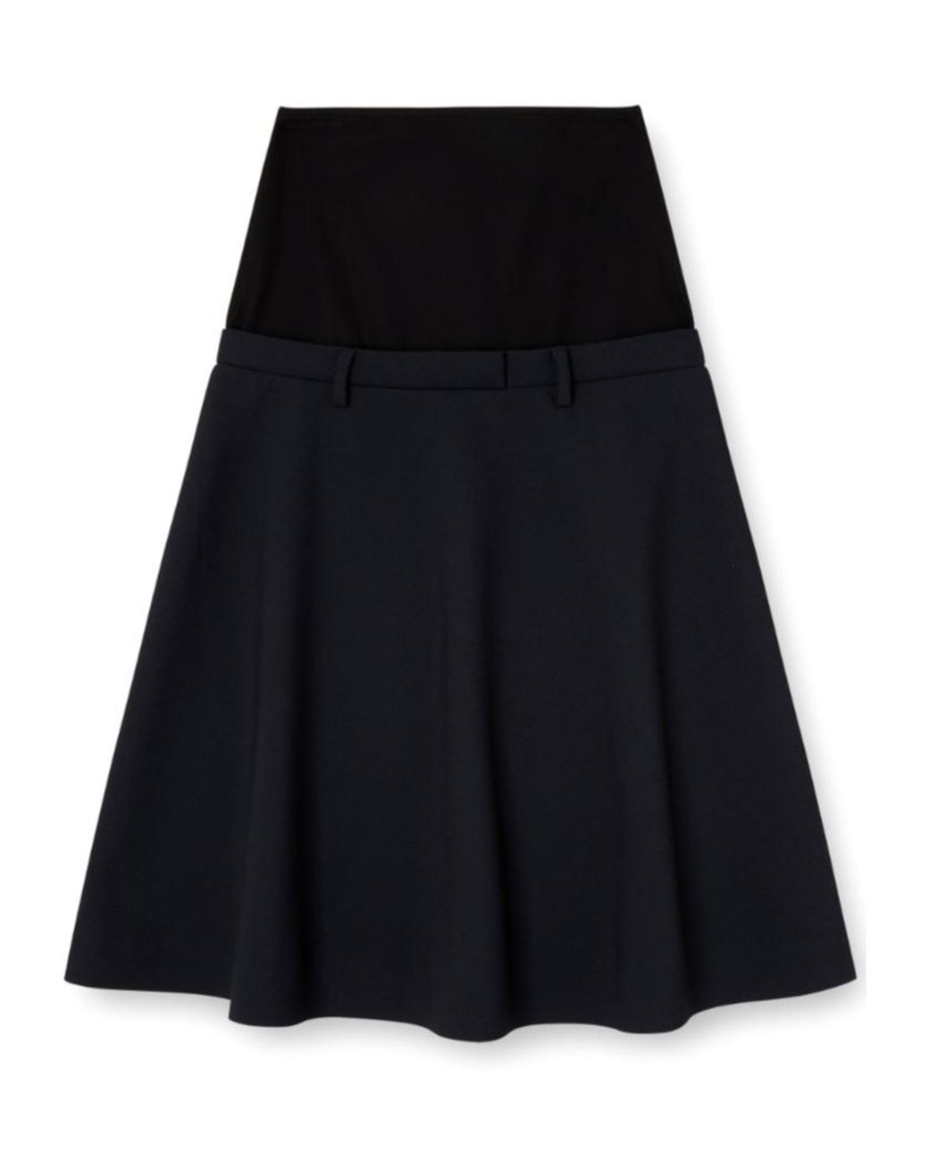 DIESEL Black Sokna-O-Grace-Bond Midi Skirt