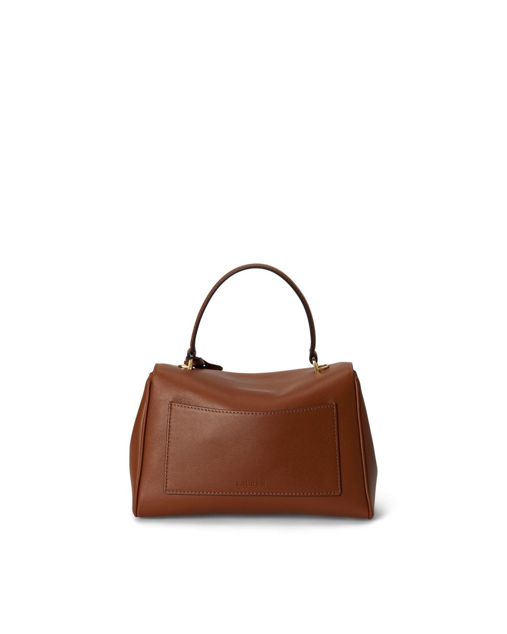 Ralph Lauren Brown Top Handle Bag