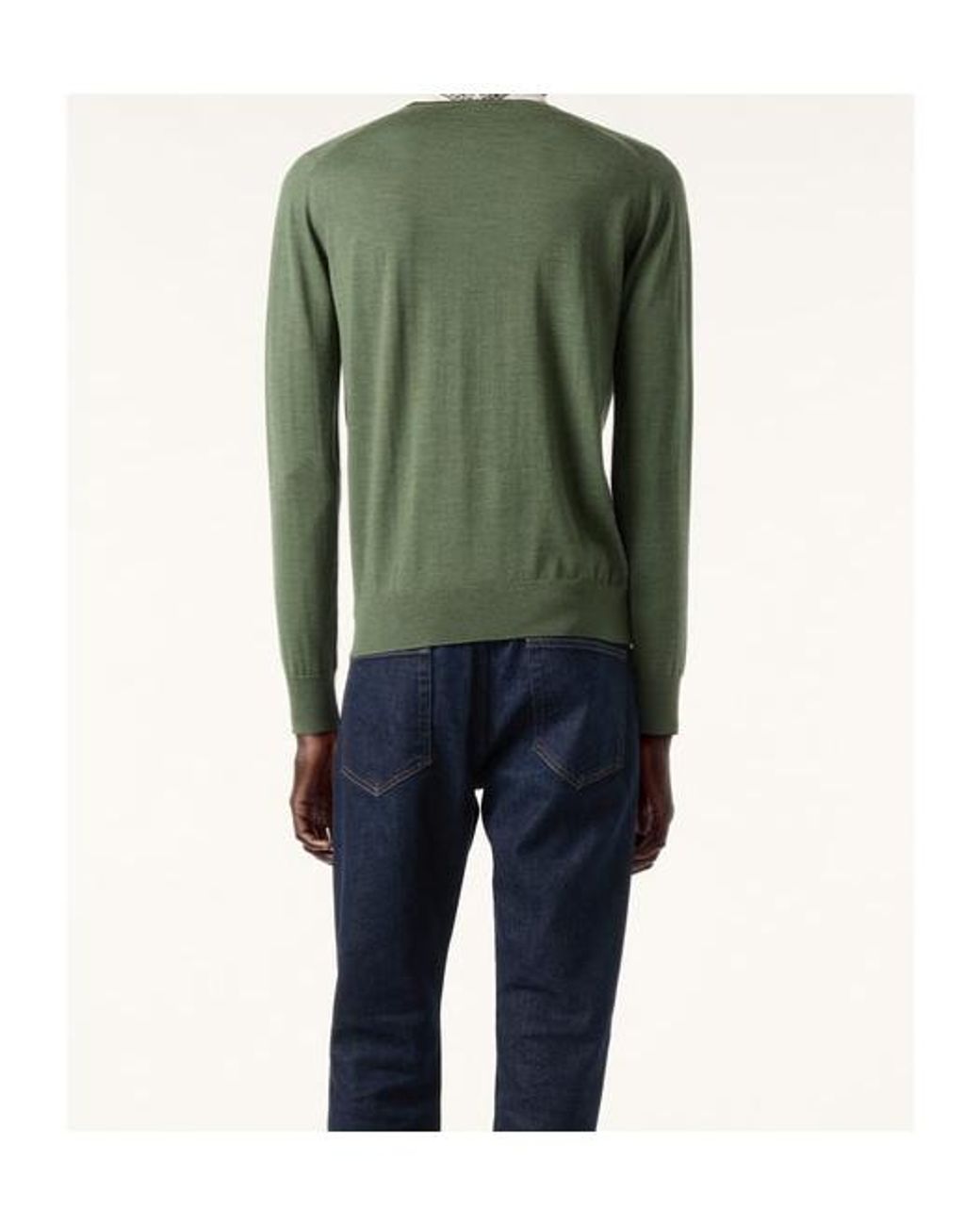 Loro Piana Green T-Shirt Crewneck for men