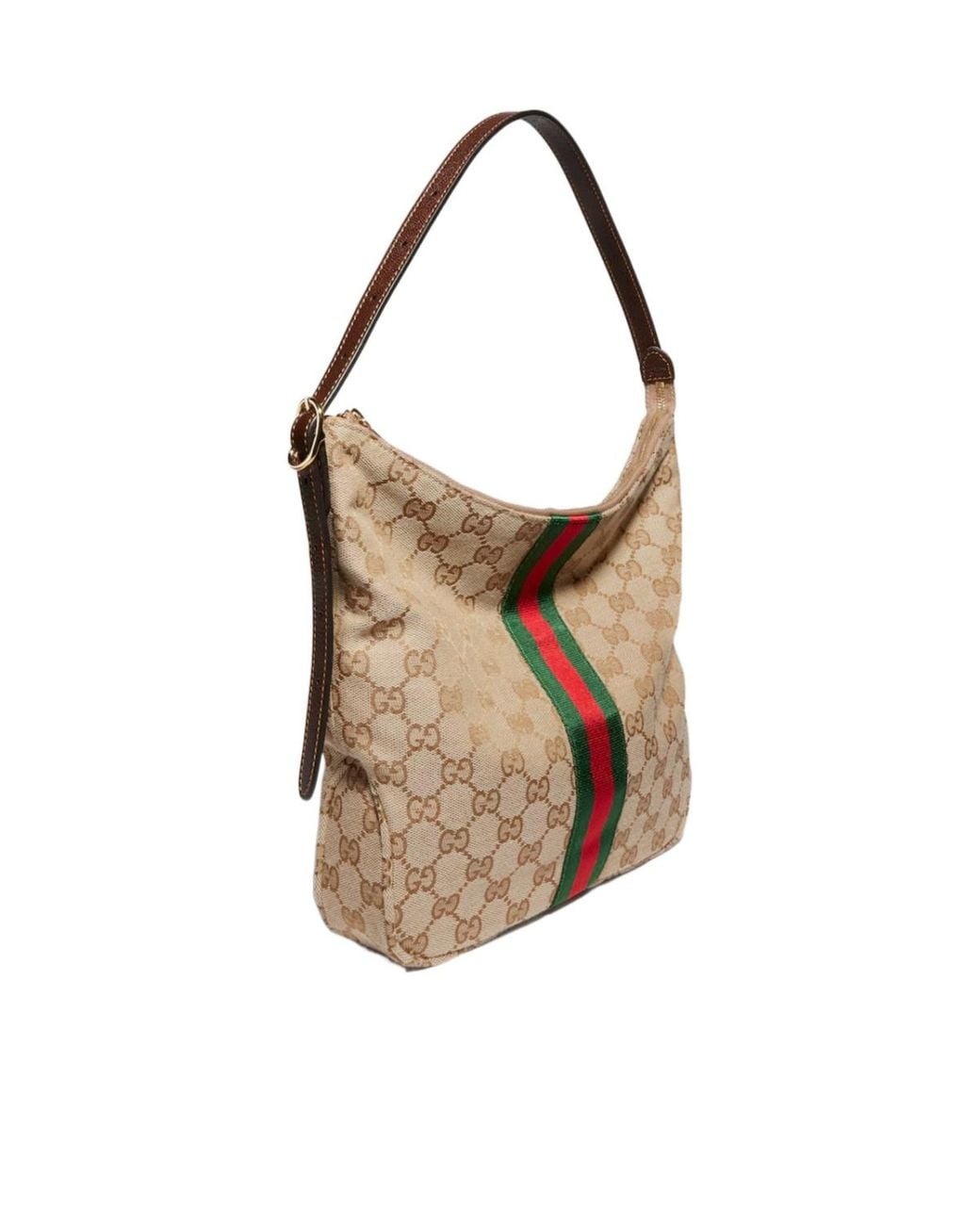 Gucci Brown Lunetta Medium Crossbody Bag