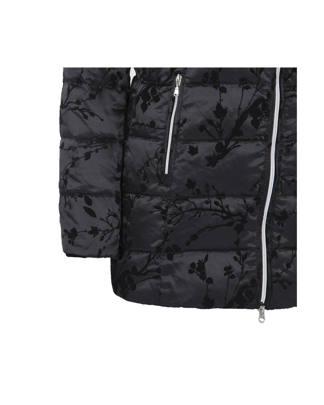 EA7 Black Logo Patch Down Jacket