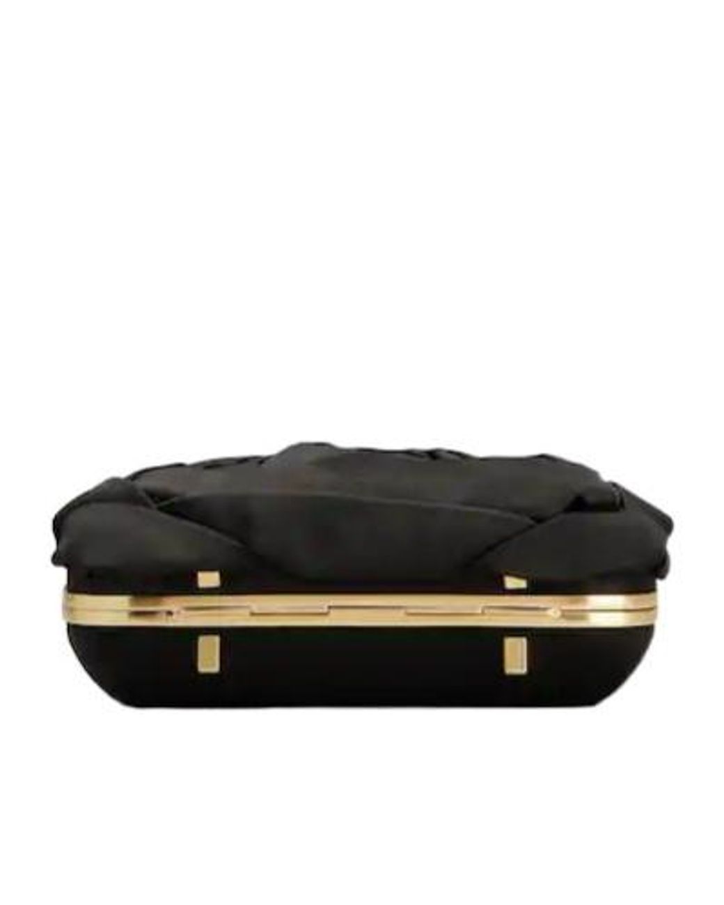Roger Vivier Black Rose-Motif Chain Mini Bag