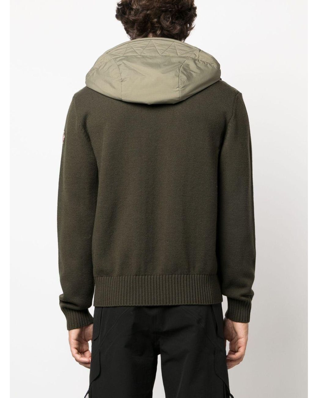 Moncler Green Long-Sleeved Sweater for men