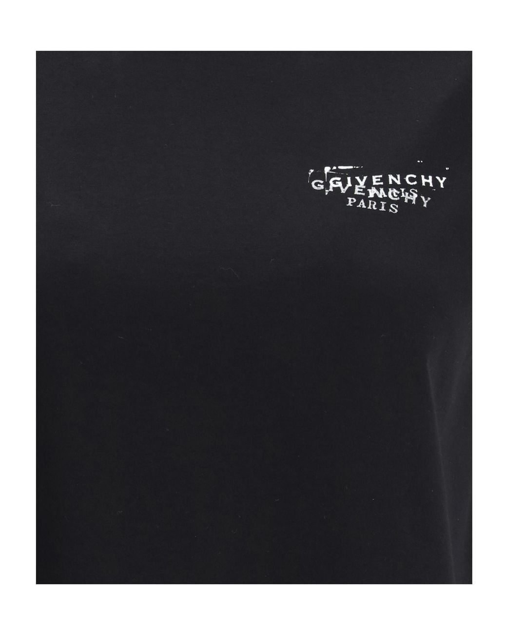 Givenchy Black Logo Printed Crewneck T-Shirt