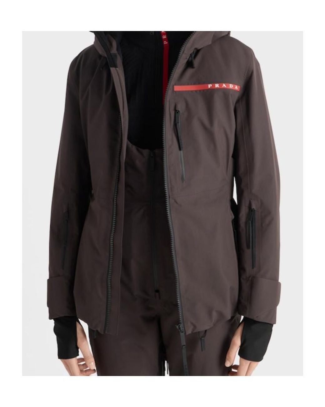 Prada Brown Extreme-Tex Ski Jacket
