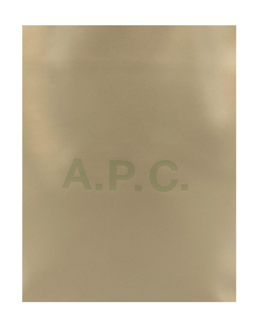 A.P.C. Natural Ninon Small Logo Tote Bag