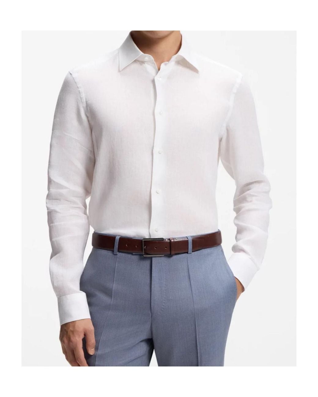 Boss White Boss Slim-Fit Shirt for men