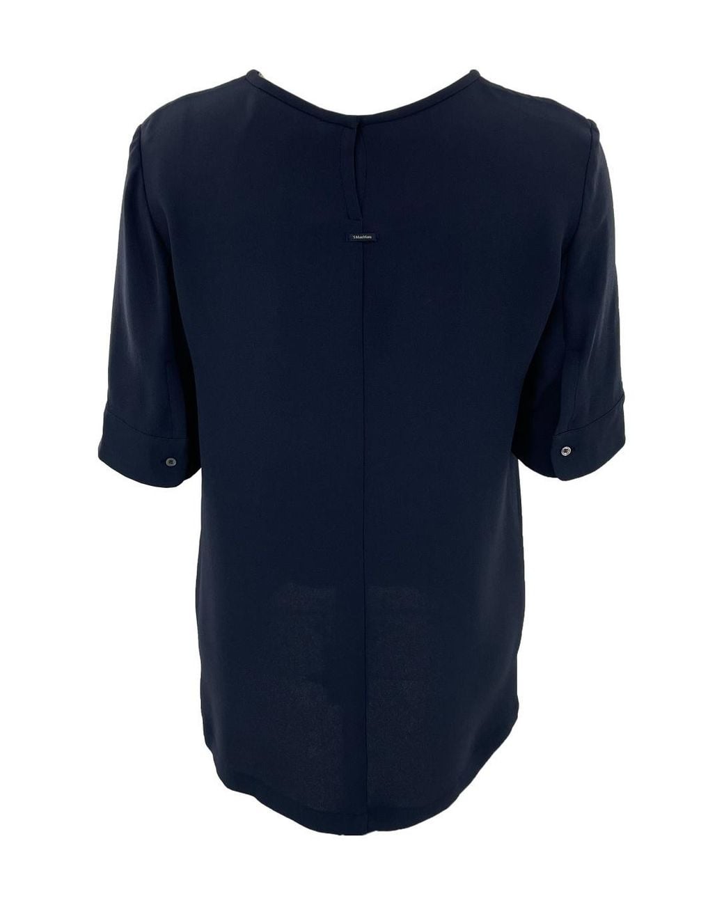 Max Mara Black Short-Sleeve Top