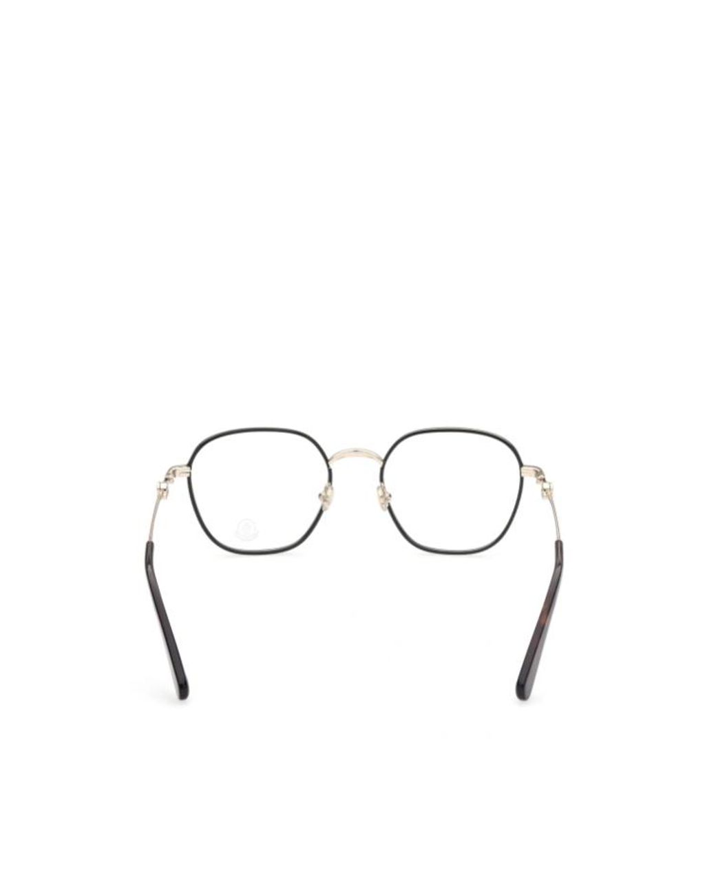Moncler White Eyewear Round Frame Glasses for men