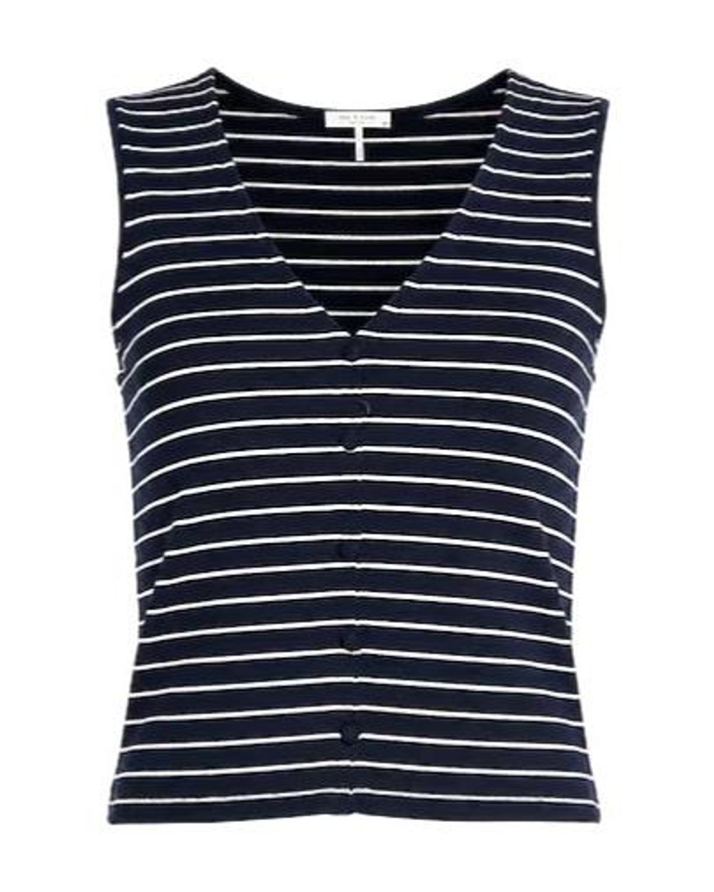Rag & Bone Blue Minimalist Solid Knit Sweater